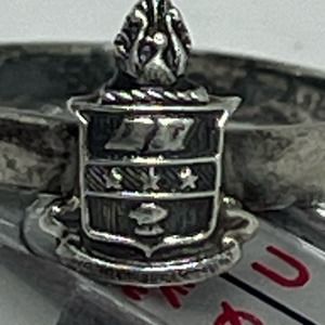 Vintage Alpha Chi Omega sterling Sorority ring